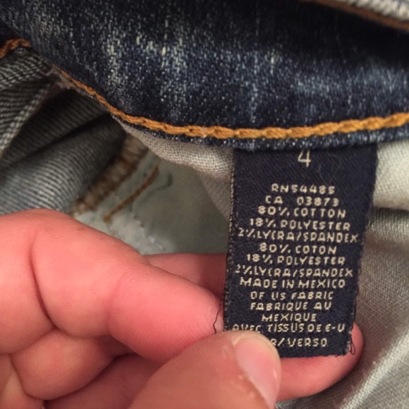 AMERICAN EAGLE Medium Wash Denim Blue Bootcut Jeans - Picture 5 of 5